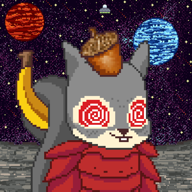 Pixel Squirrels #152